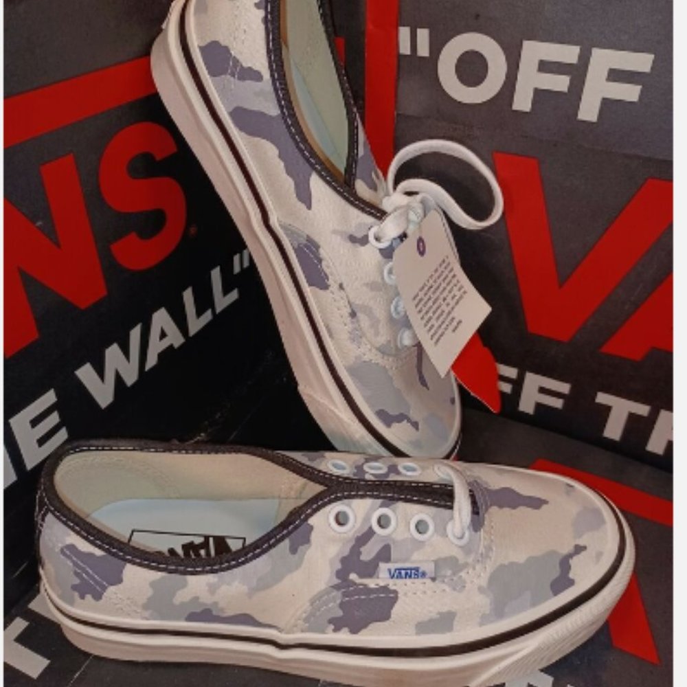 Vans Authentic Men's 4/Women's 5.5 Anaheim Factory 44 Dx Gray Camo VNOA38ENV7G
